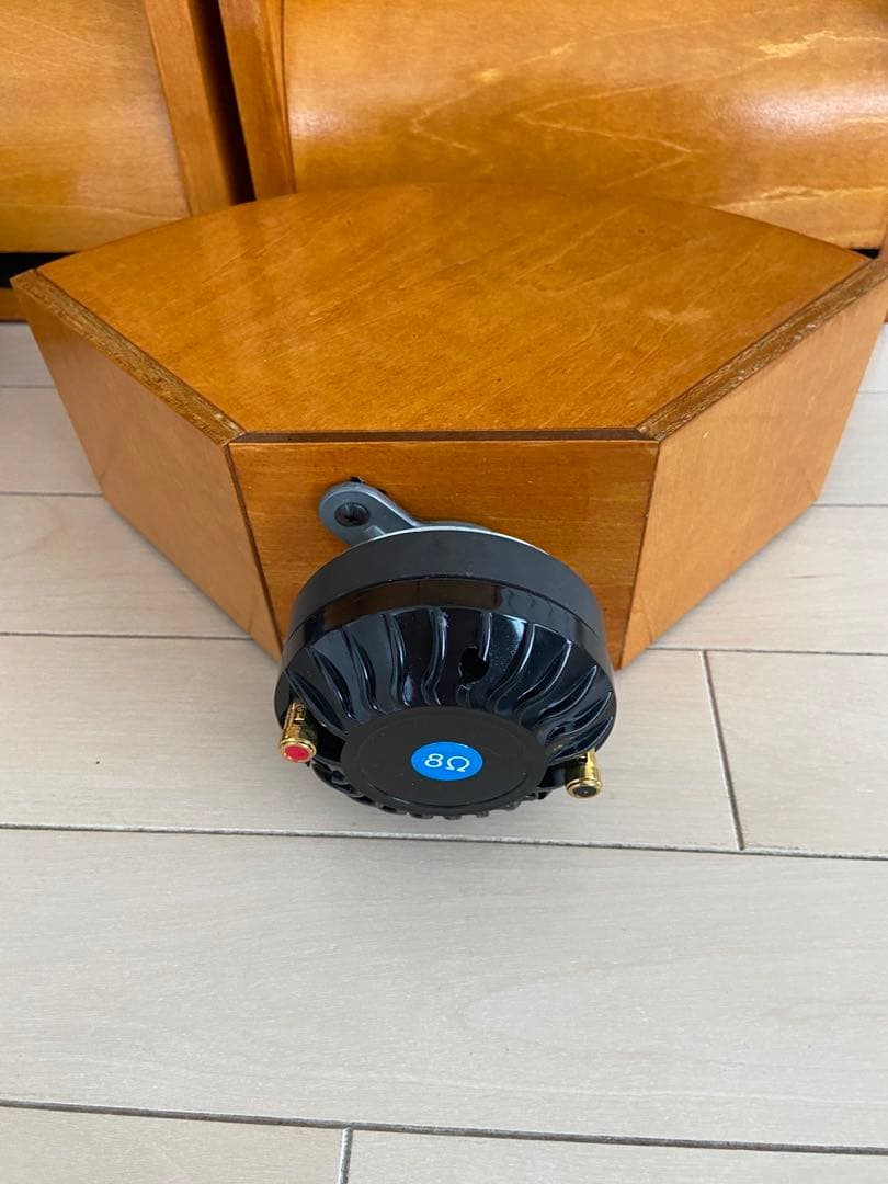 自作ウッドホーン搭載フロントロードホーンスピーカー