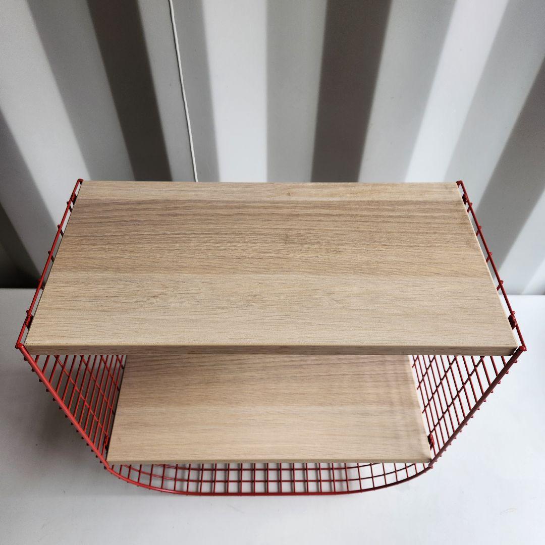 廃盤　IKEA ウォールシェルフ SVENSHULT スヴェンスフルト 赤