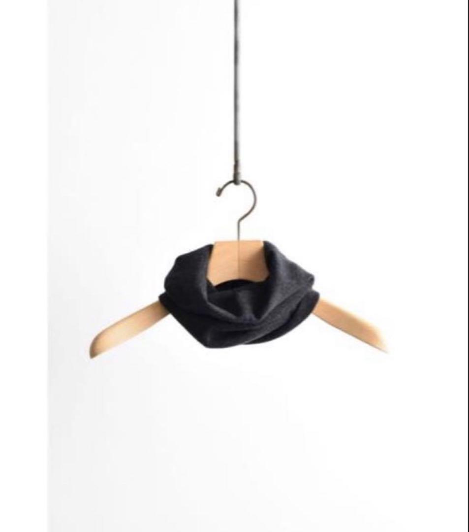 新品 COMOLI 25AW カシミヤネックウォーマー チャコール