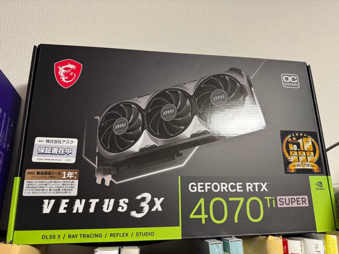 グラフィックボード・グラボ・ビデオカード RTX4070TI super