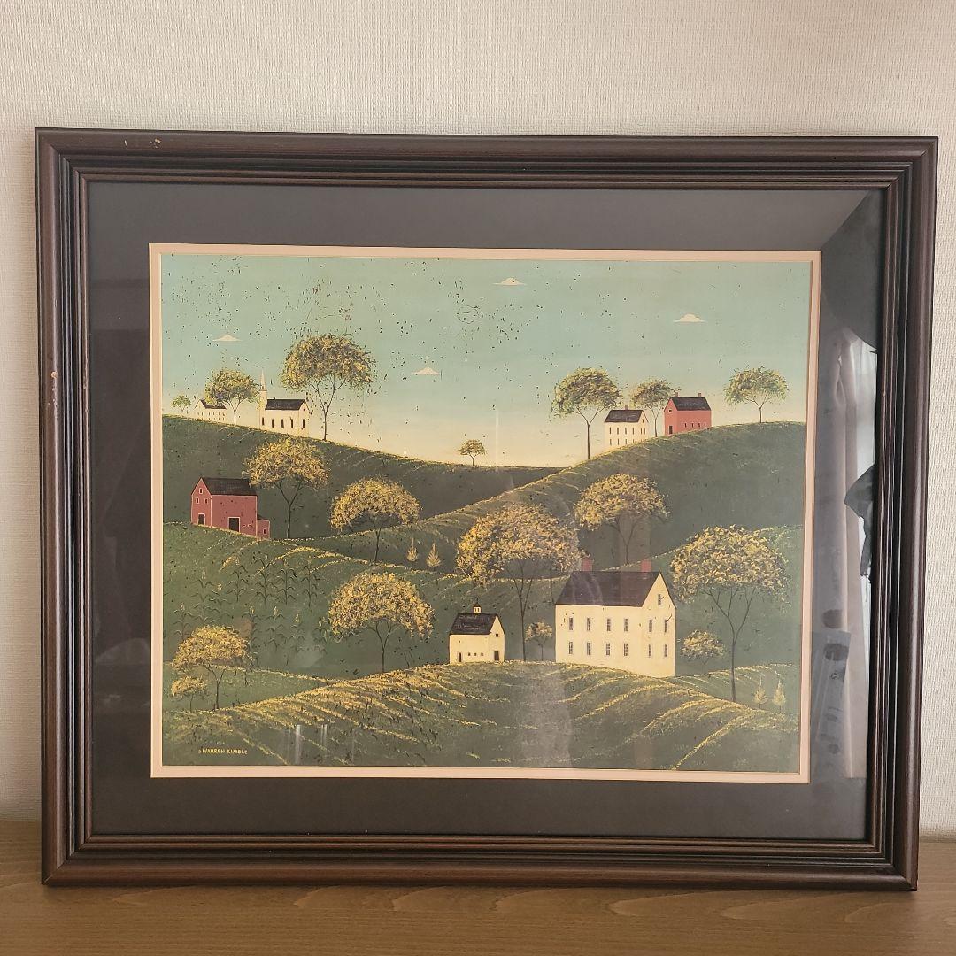 Warren Kimble 風景画 フォークアート