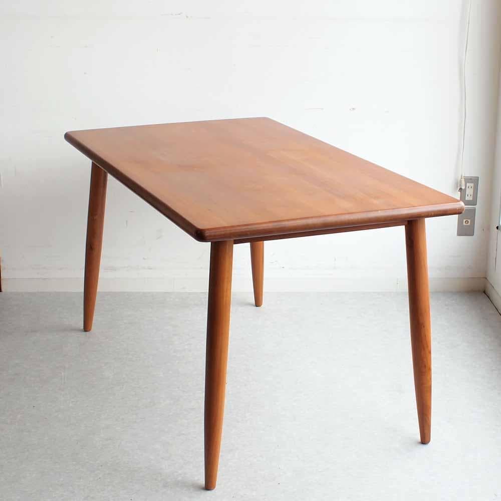 スキャンティーク チーク材 ダイニングテーブル 135cm ZR24390