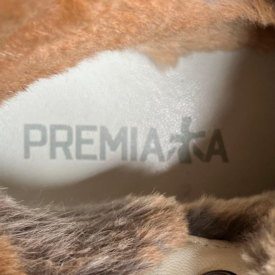 【未使用級】希少　PREMIATA リアルファー　ハイトップスニーカー　黒　26