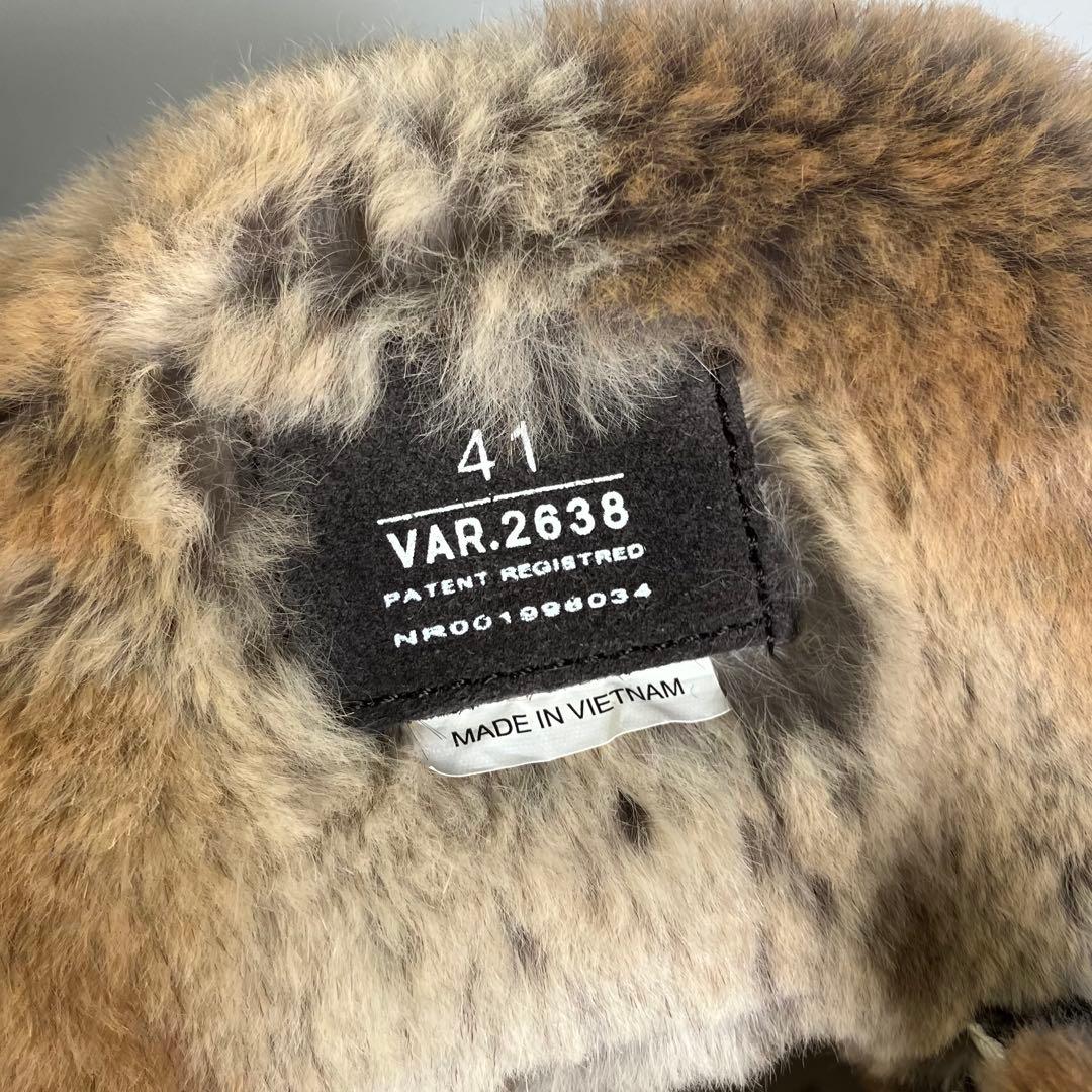 【未使用級】希少　PREMIATA リアルファー　ハイトップスニーカー　黒　26