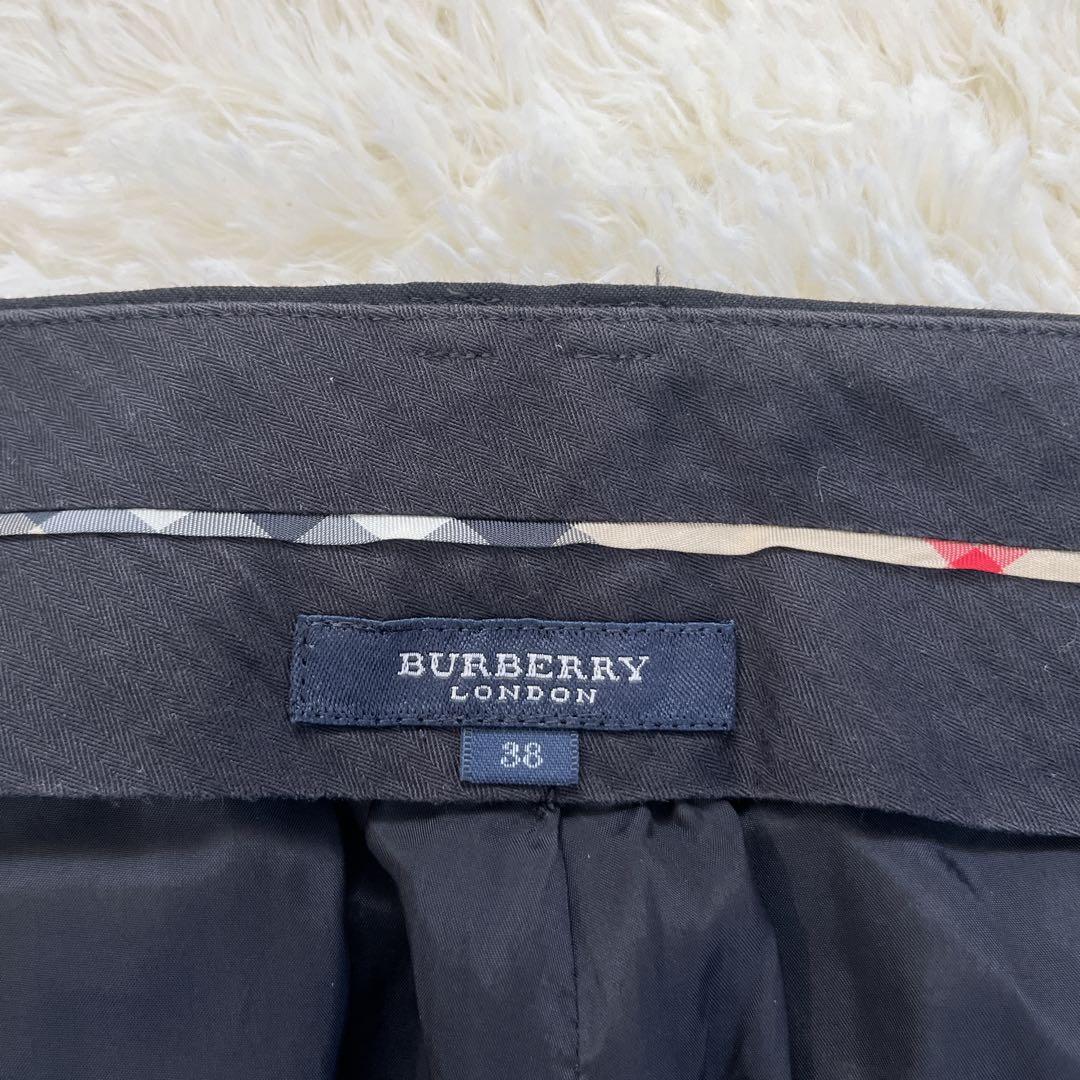 バーバリーロンドン パンツスーツ　ネイビー　ダークチェック　Mサイズ
