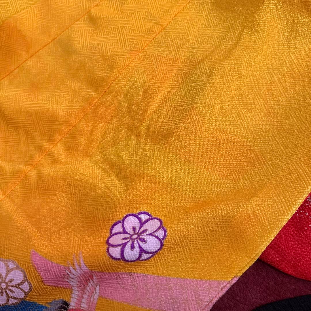 七五三 7歳　女児　お着物フルセット　黄色系