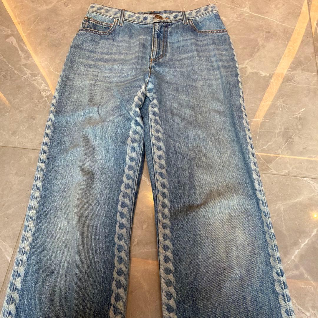 CHANEL ライトブルーデニムパンツ　36