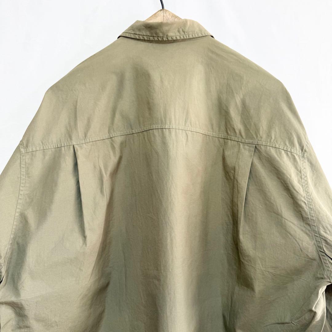 サイズ4 ！AURALEE ウォッシュドフィンクスツイルビッグシャツ