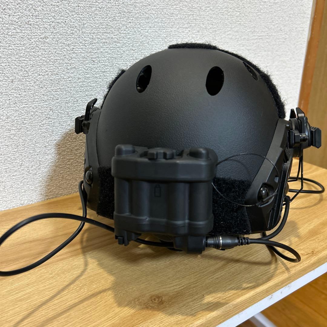 最終値下 1日迄の出品 ミニタリーヘルメット ナイトビジョン ヘッド レプリカ