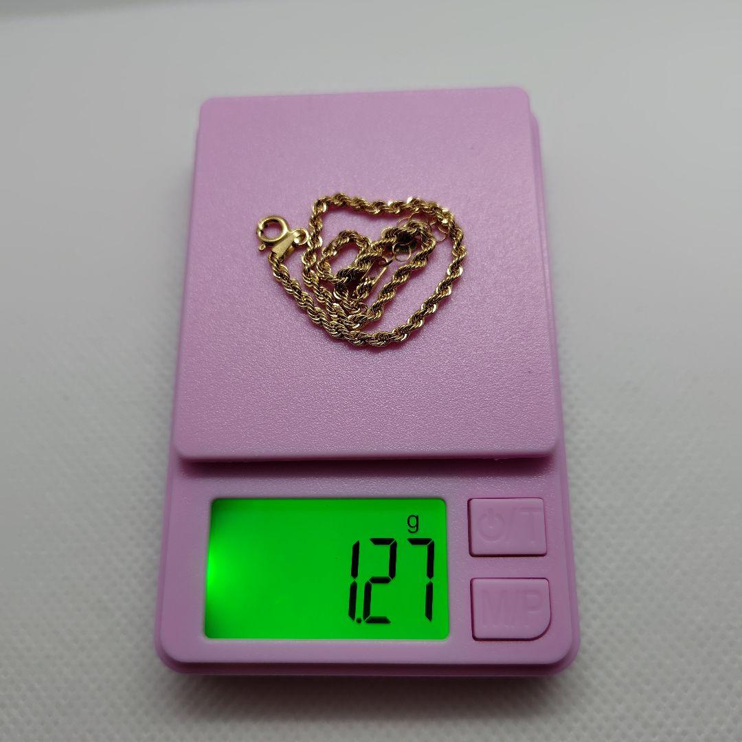 【GSTV】 K18 YG ロープチェーン ブレスレット