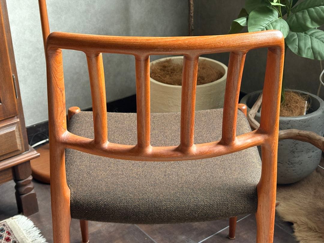 ④J.L. Møllers JLモラー　北欧ヴィンテージチェア　チーク材　NZ
