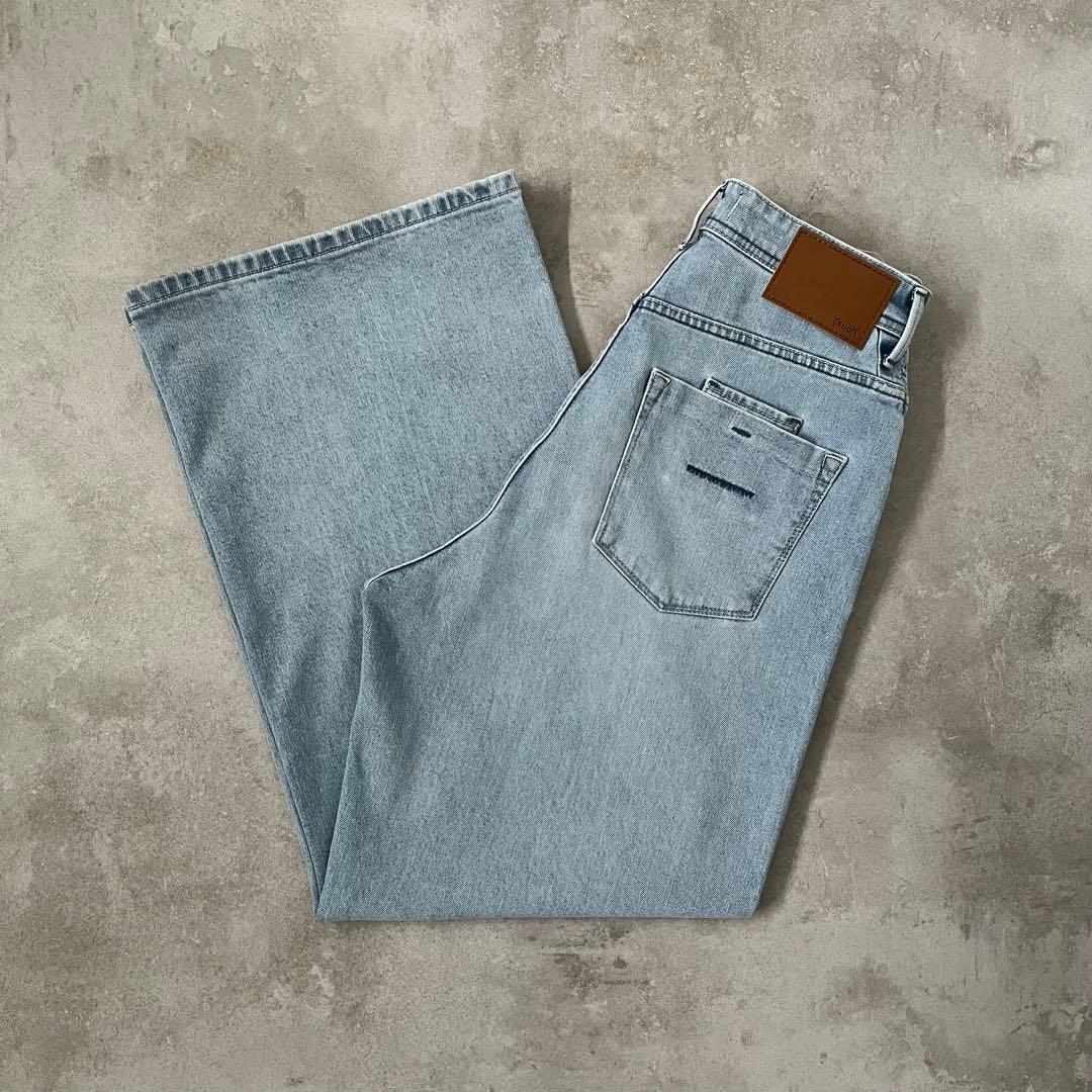 樋口かほり × YANUK ヤヌーク クラッシュワイドデニム 24