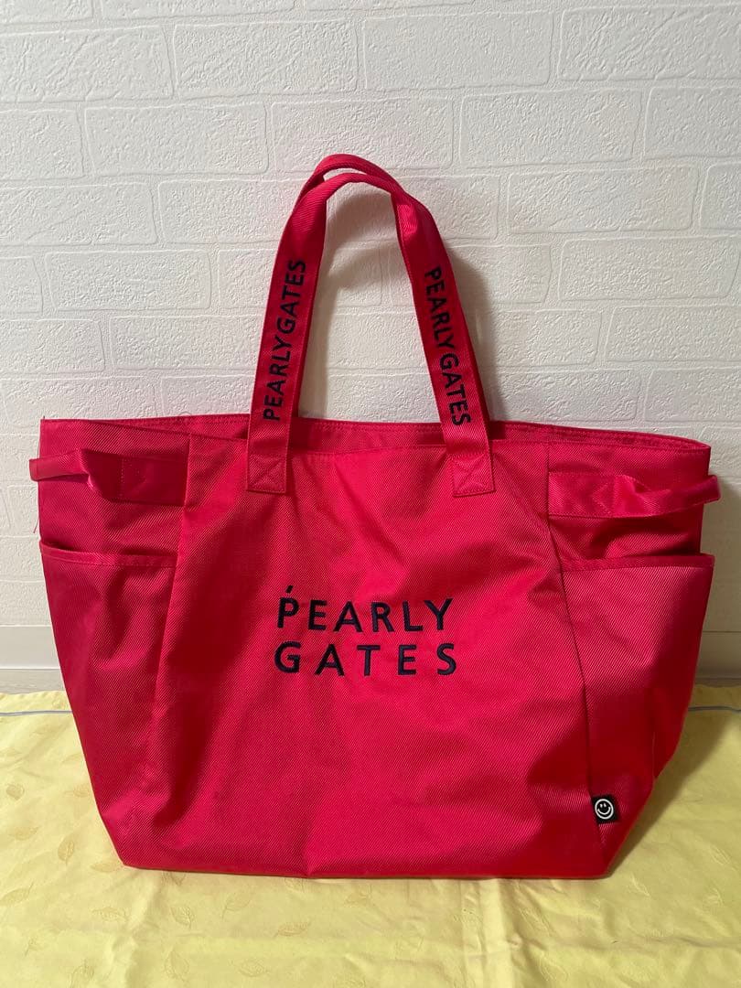 PEARLY GATES ピンク ボストンバッグ　トートバッグ