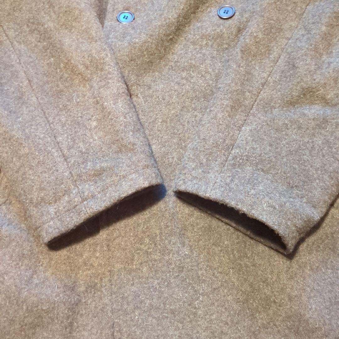 【超希少】70s〜80s Bensimon ウール ダブルブレスト ロングコート