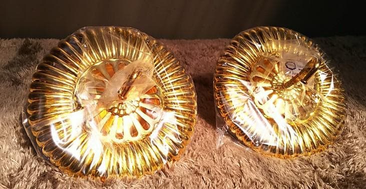 【即購入可】輪灯 6寸 24KGP 電装パーツ無 仏壇 仏具 現状渡し