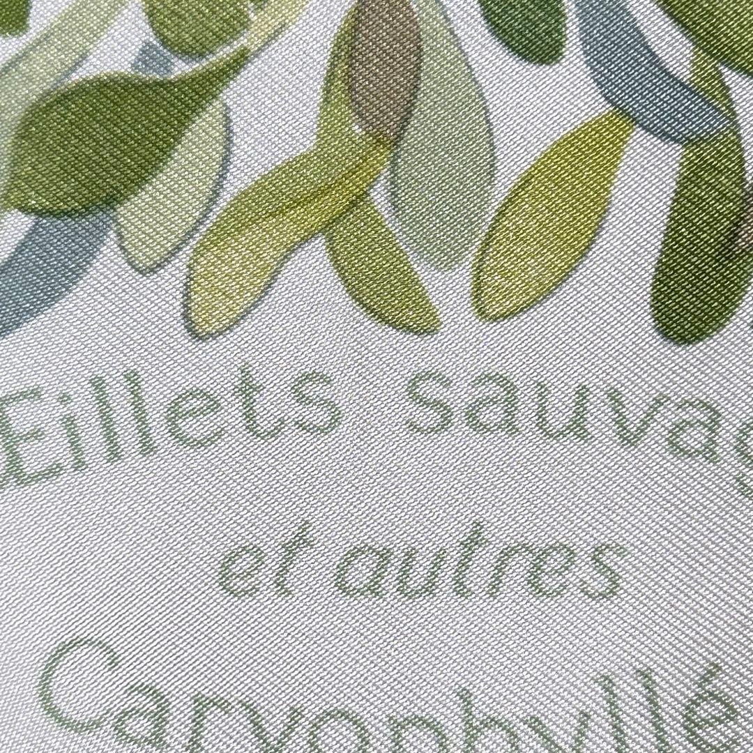 エルメス HERMES スカーフ　カレ90 花柄　【クリーニング済み】