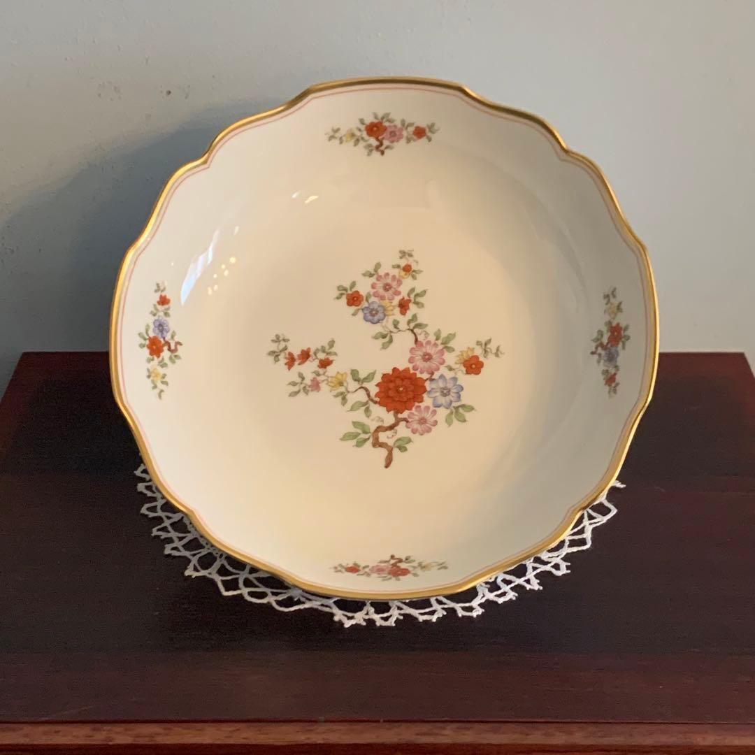 アウガルテン　カラフルシノワズリ　深皿  サラダボウル