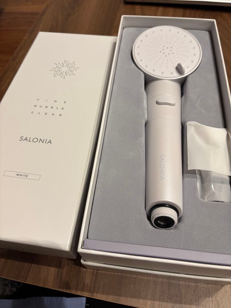 サロニア ファインバブルクリア SAL23303WH ホワイト シャワーヘッド