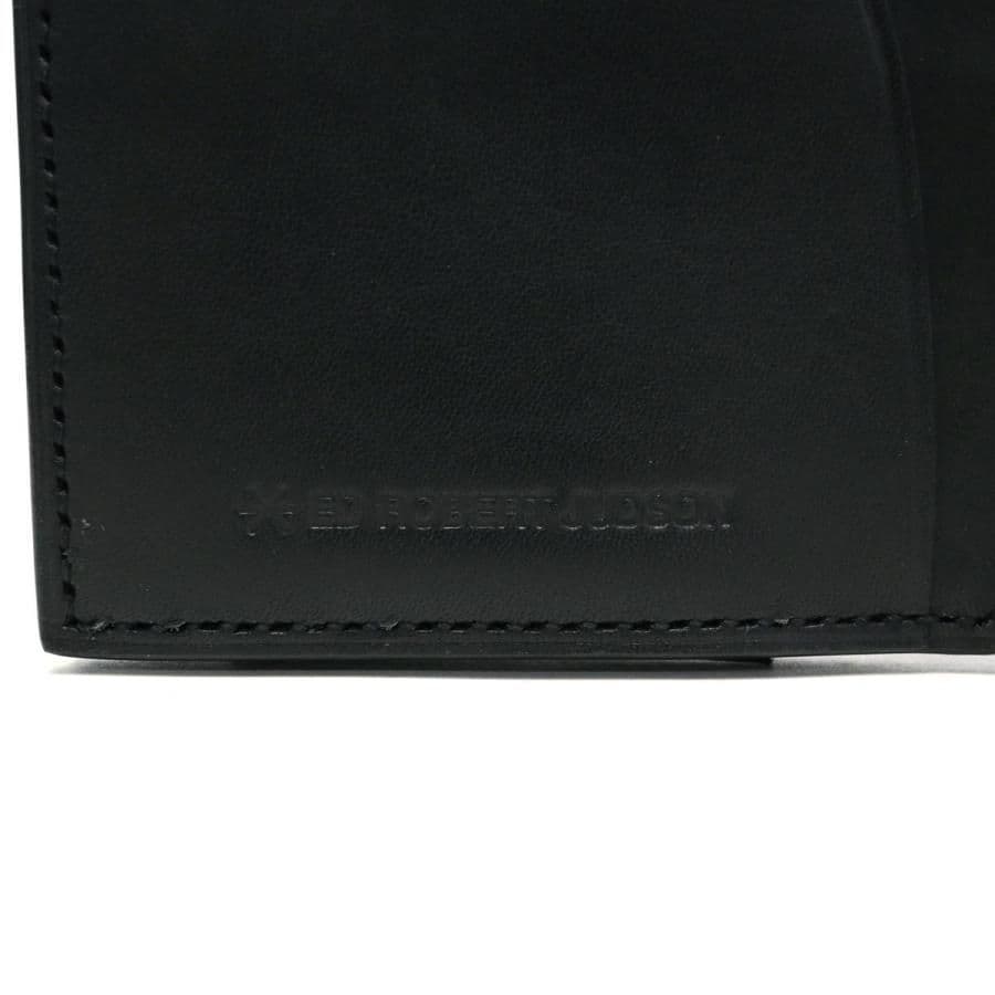 ブラックレザー マネークリップ コンパクト