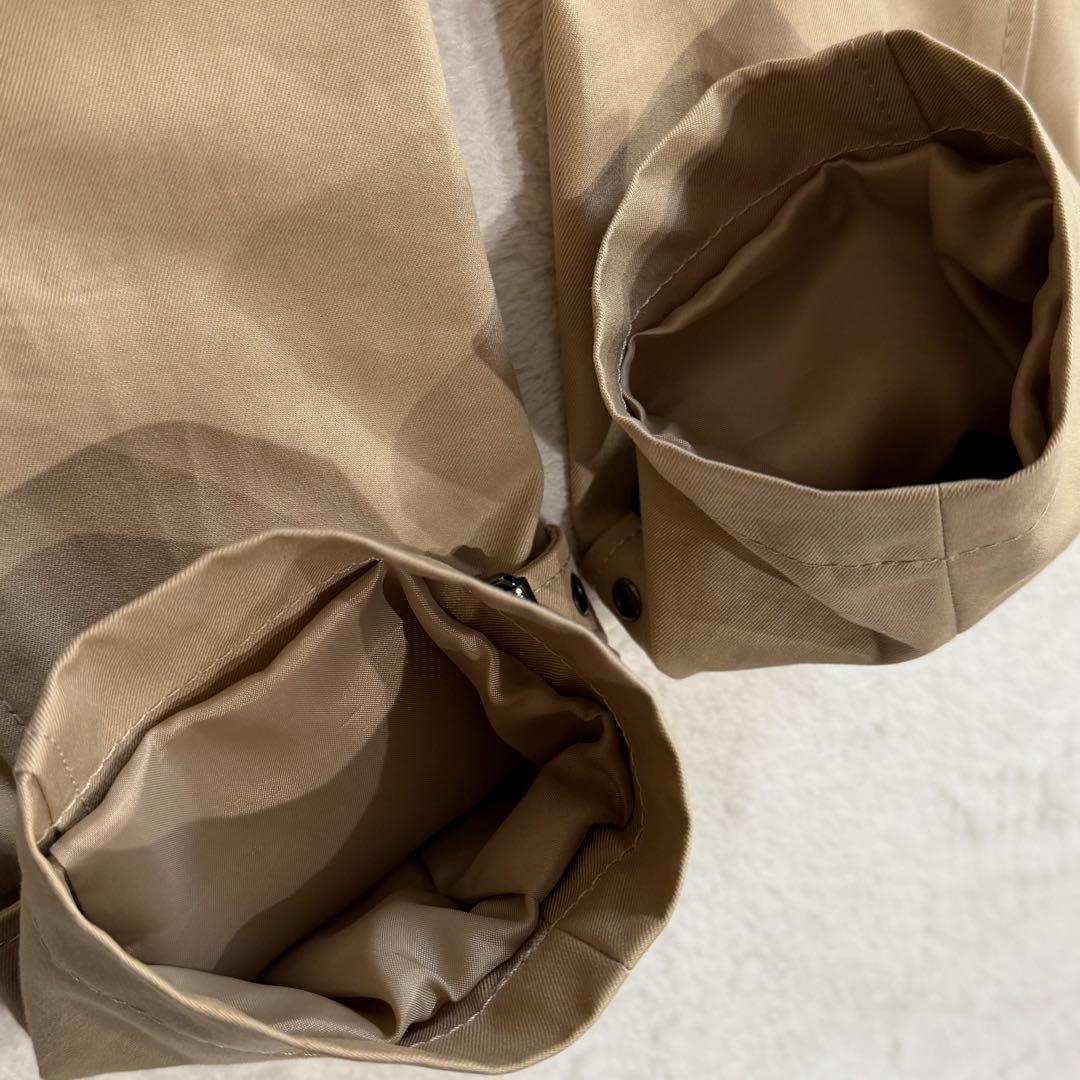 バーバリーブルーレーベル　トレンチコート　ライナー付　ノバチェック　ベージュ　L