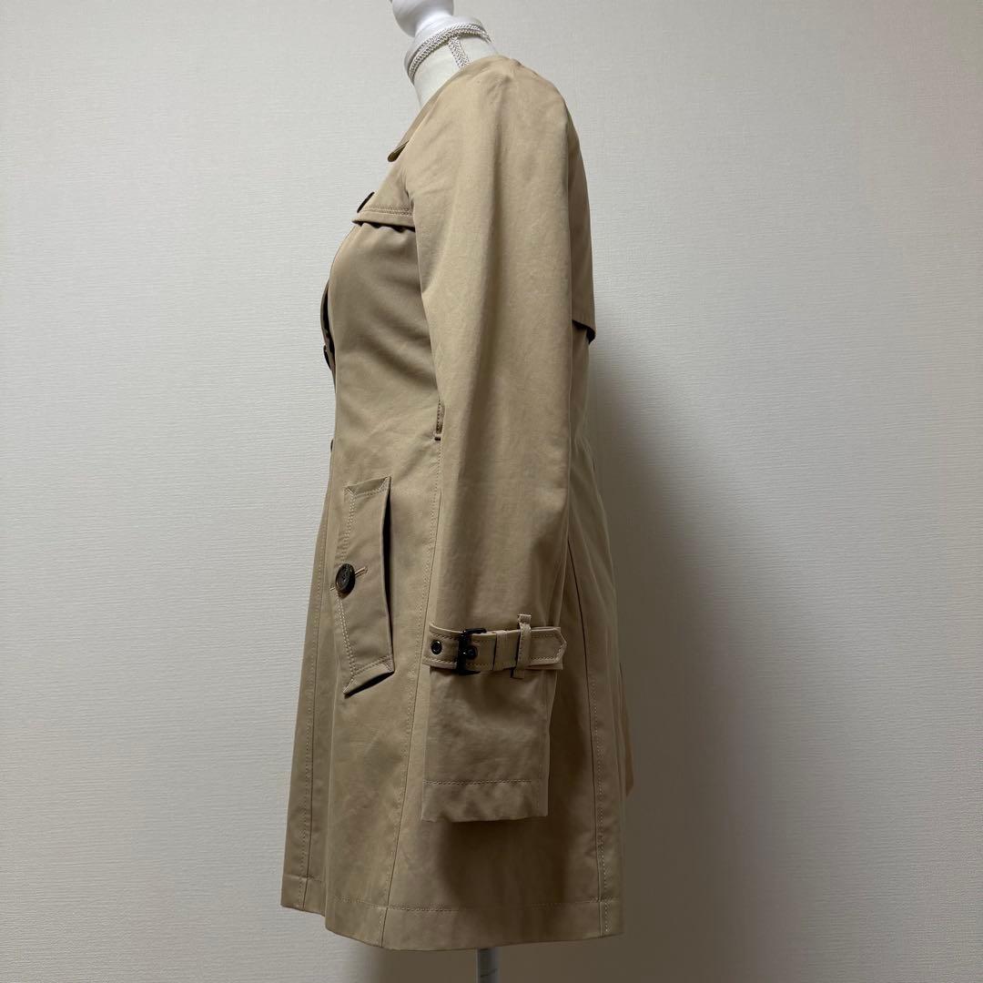 バーバリーブルーレーベル　トレンチコート　ライナー付　ノバチェック　ベージュ　L