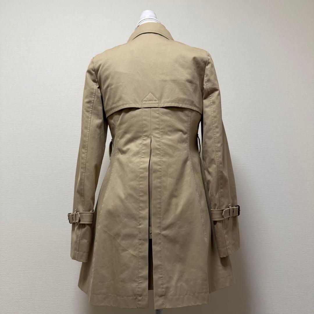 バーバリーブルーレーベル　トレンチコート　ライナー付　ノバチェック　ベージュ　L