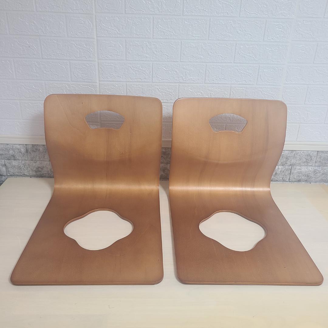 弘益　木製　座椅子 曲げ木 ６脚セット