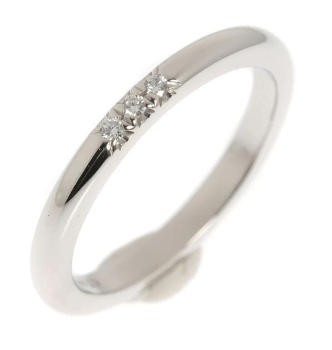 ティファニー クラシック バンドリング Pt950プラチナ×ダイヤモンド 6号