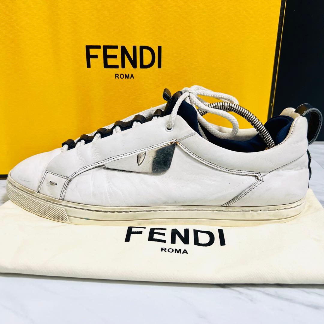FENDI モンスター ネオプレーン メンズ ローカットスニーカー 26.0相当