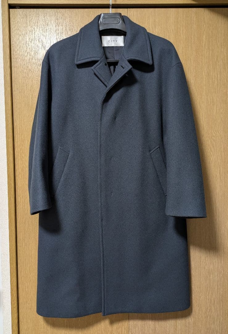 【極美品】バルカラーコート/SUPER140S　BALCOLLAR COAT