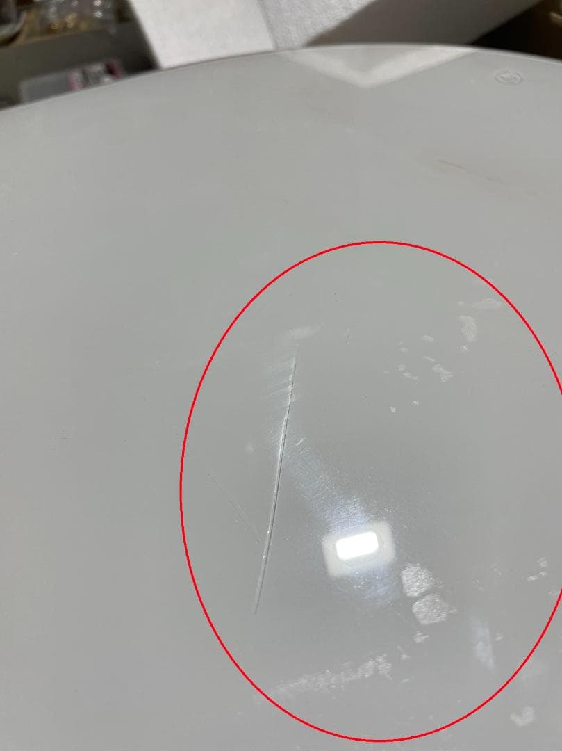 【掘り出し物】ホワイト大理石天板金属脚訳あり化粧台デスクのみ201-100-49