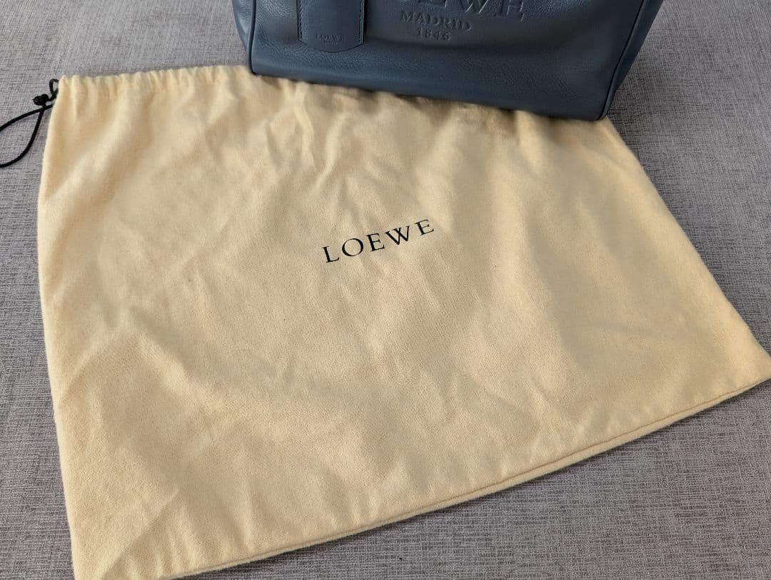 LOEWE　ロエベ　トートバッグ　ブルーグレー
