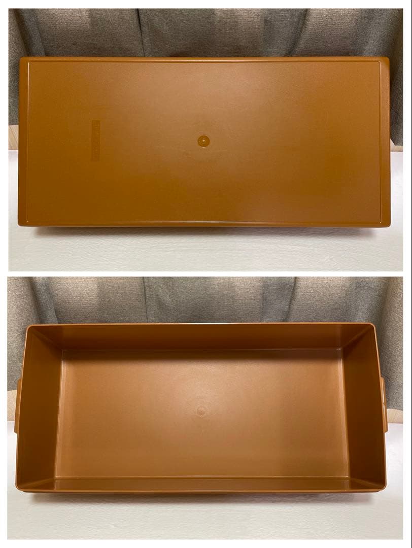 美品/4個セット/タッパーウェア/ロングスーパーケース/衣装ケース/収納①