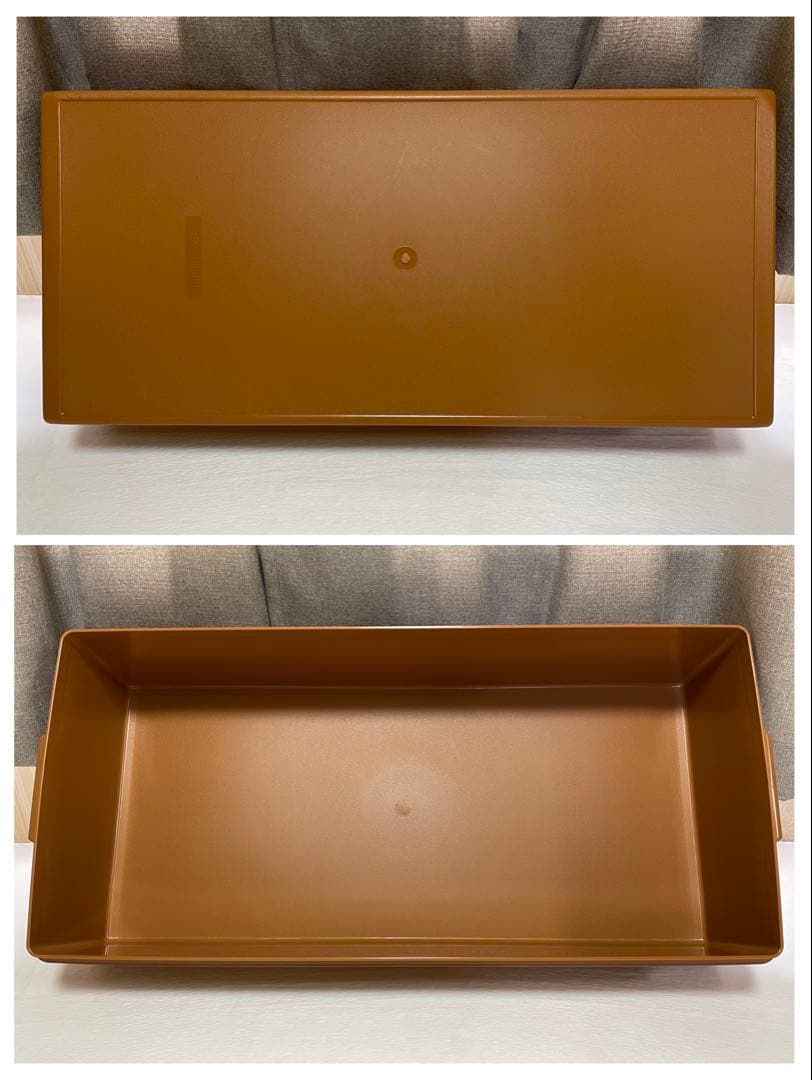 美品/4個セット/タッパーウェア/ロングスーパーケース/衣装ケース/収納①