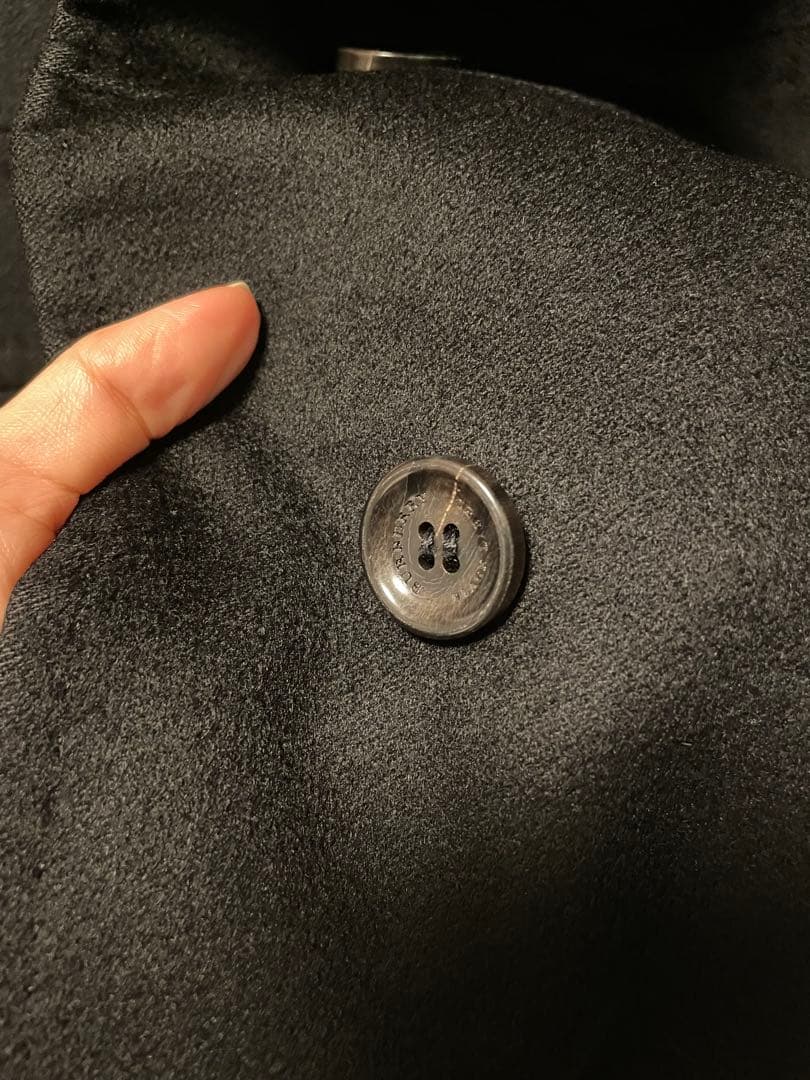 【バーバリー ブラックレーベル】コート ブラック カシミヤ　お値下げしました♪