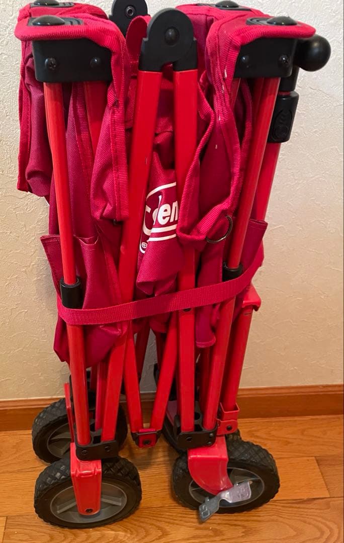 お値引きしました コールマン 耐荷重100キロ キャリーカート アウトドアワゴン