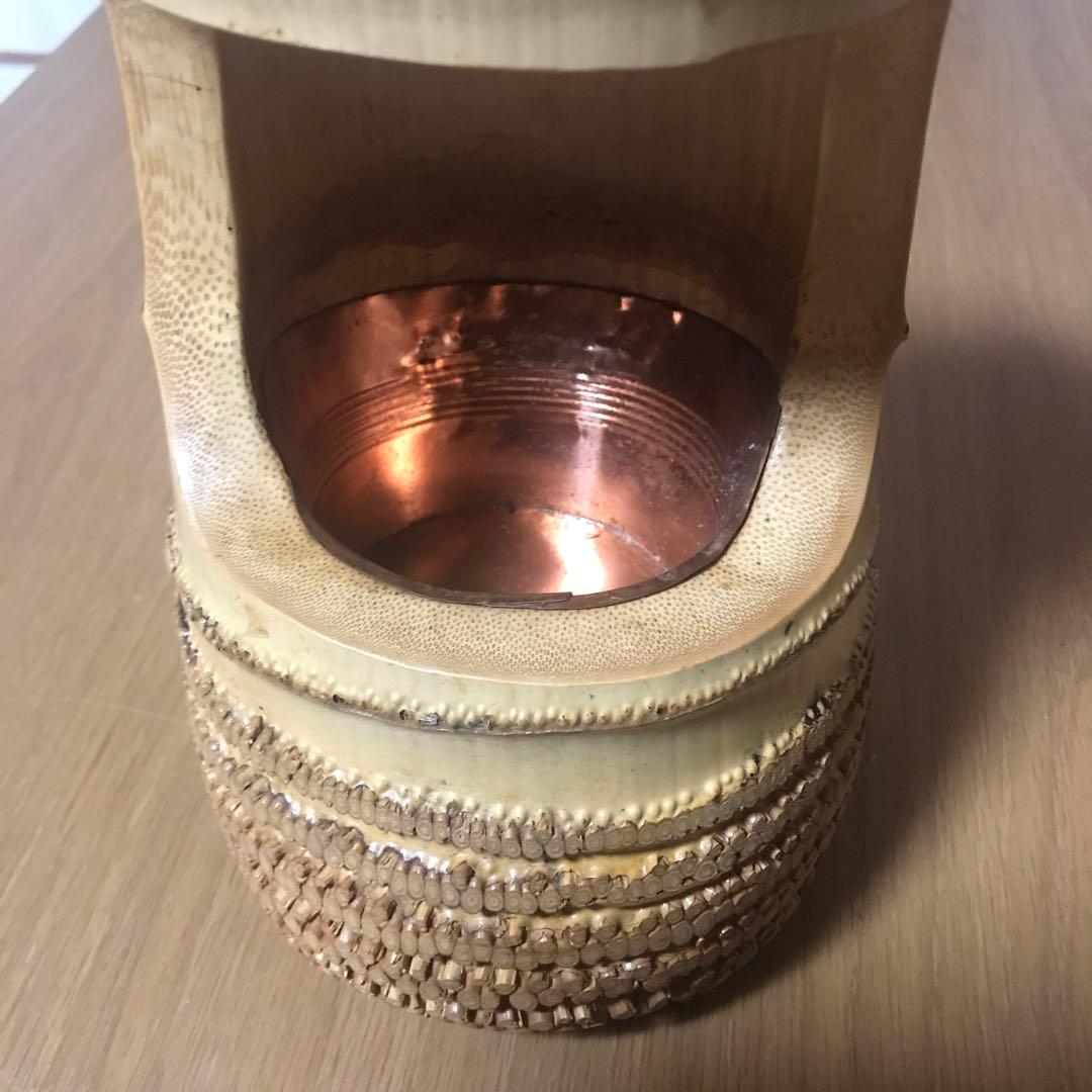 竹　花入れ　亀