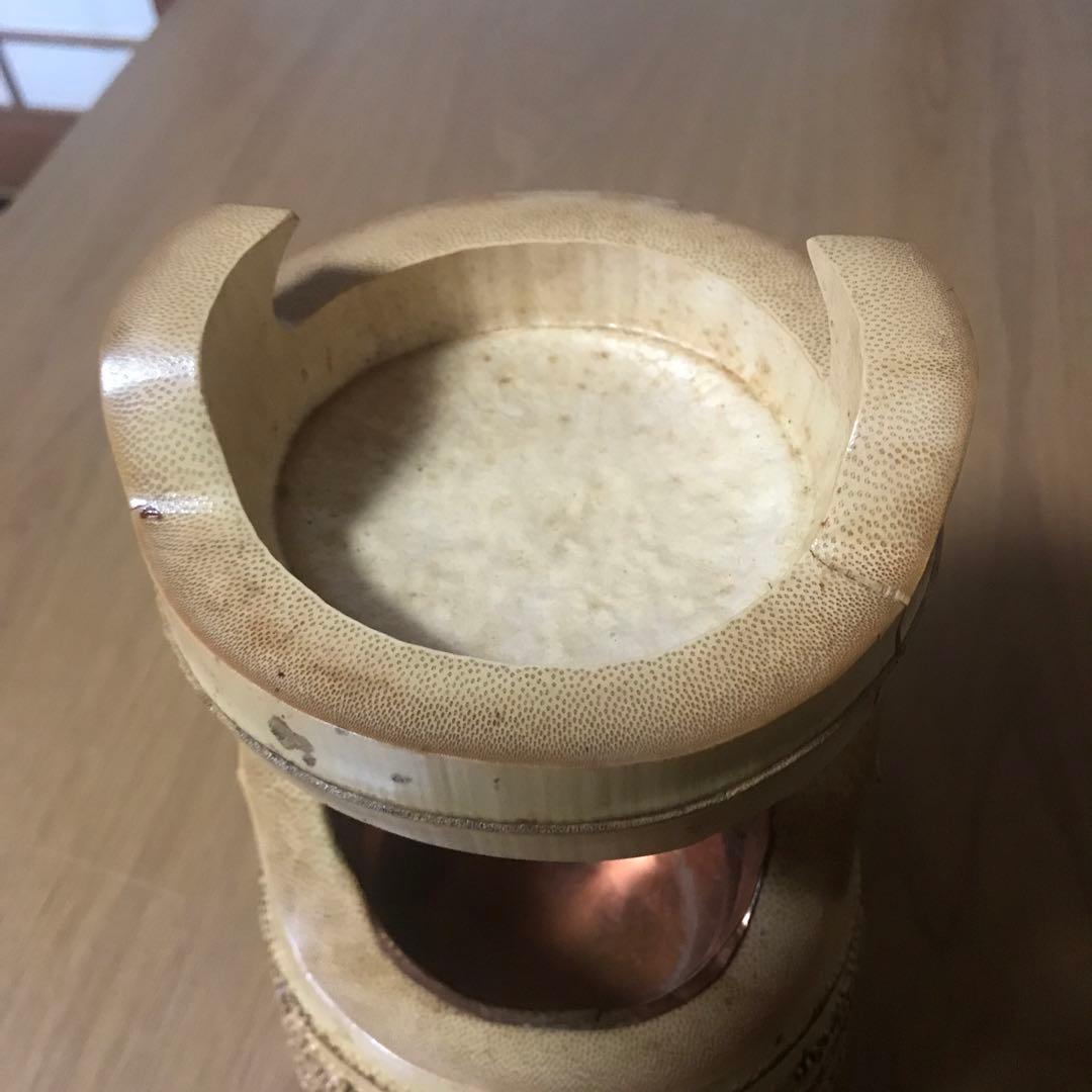 竹　花入れ　亀