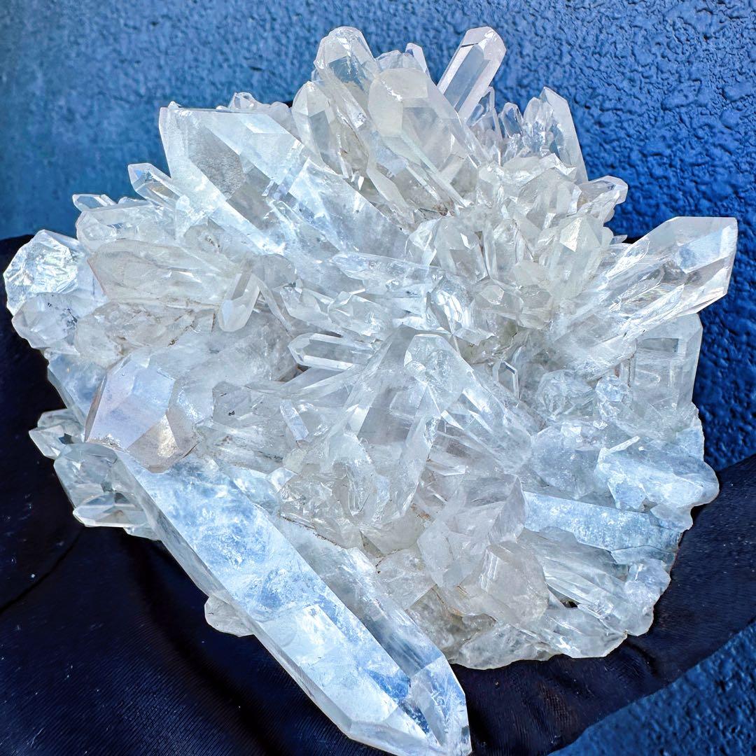 別格高級品❗️希少高透明度❗️浄化❗️超強いパワーキラキラヒマラヤクラスターA1326