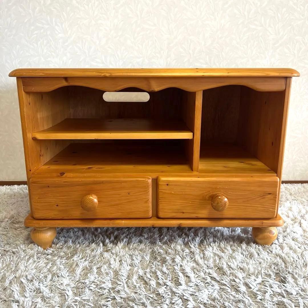カントリー調 パイン材 テレビ台 ローボード テレビボード リビング