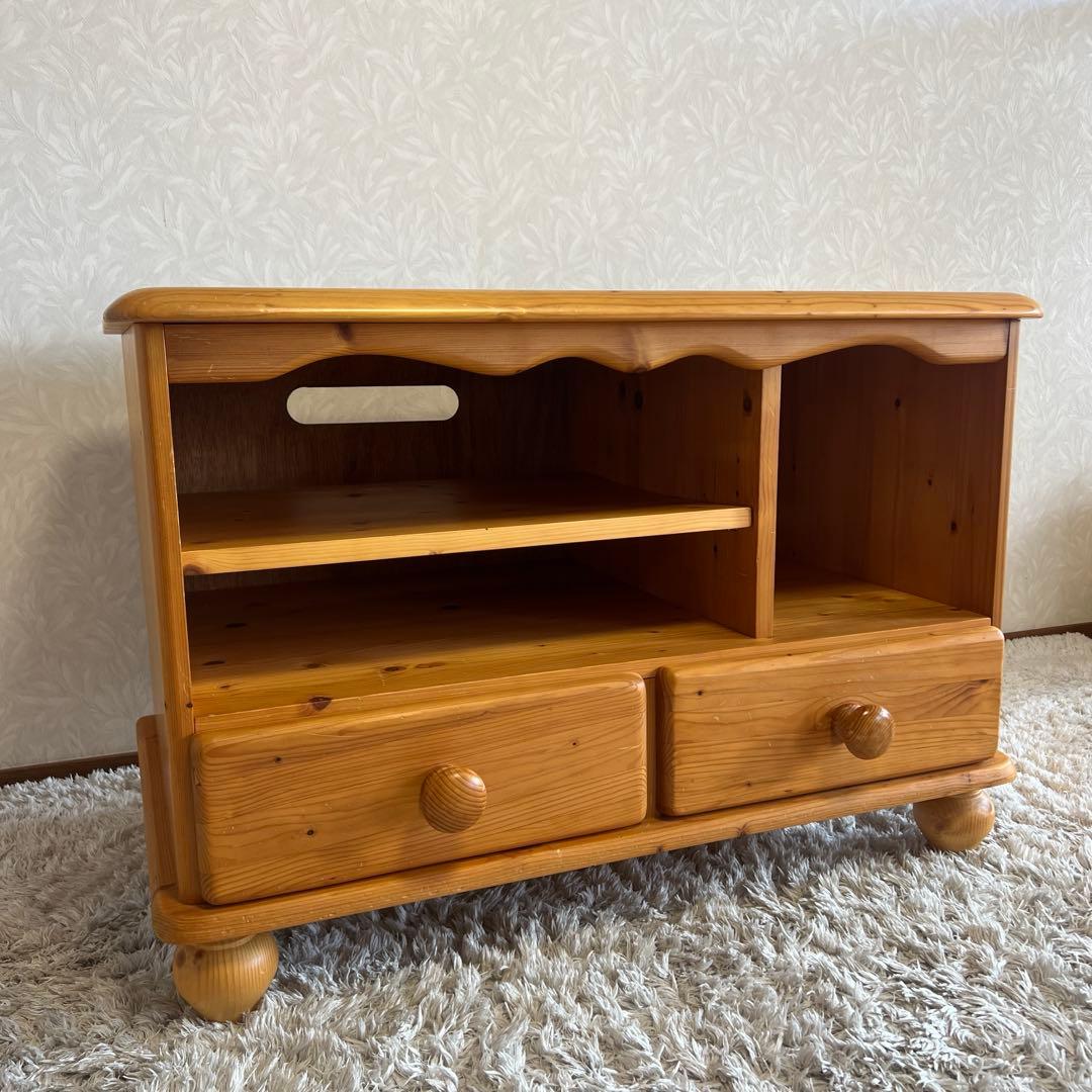 カントリー調 パイン材 テレビ台 ローボード テレビボード リビング