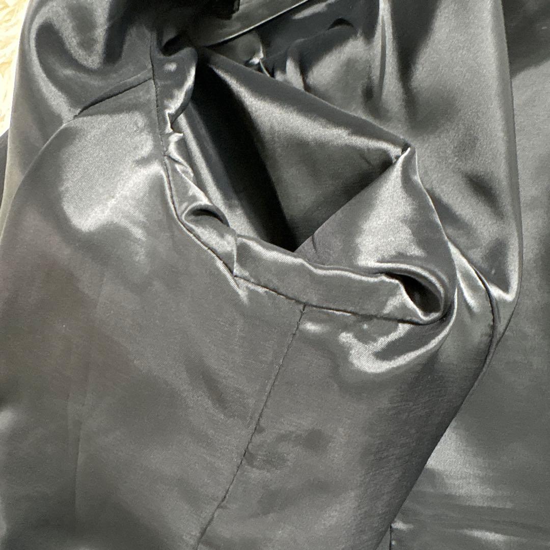 Rifanne リファンネ　スーツセットアップ　13号　ソワール　黒ストライプ