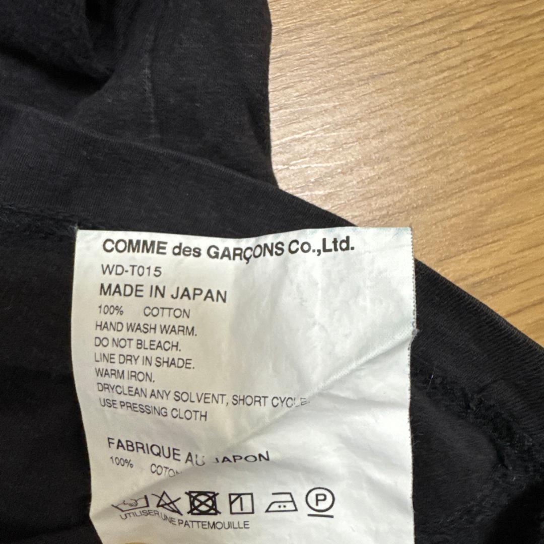 【Junya Watanabe MAN】 黒ロンTシャツ サイズL