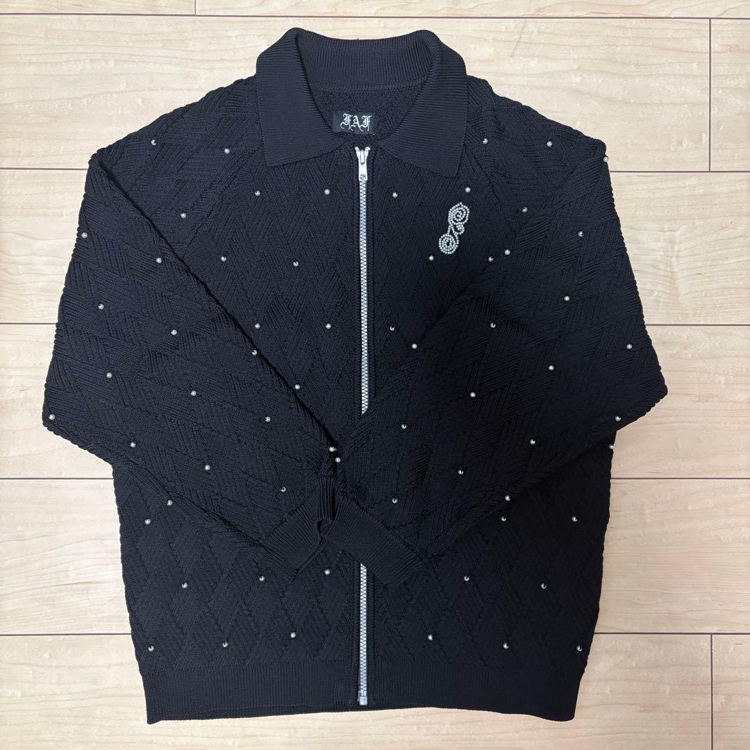 週末セール　Fake as flowers faf 24aw パールカーディガン