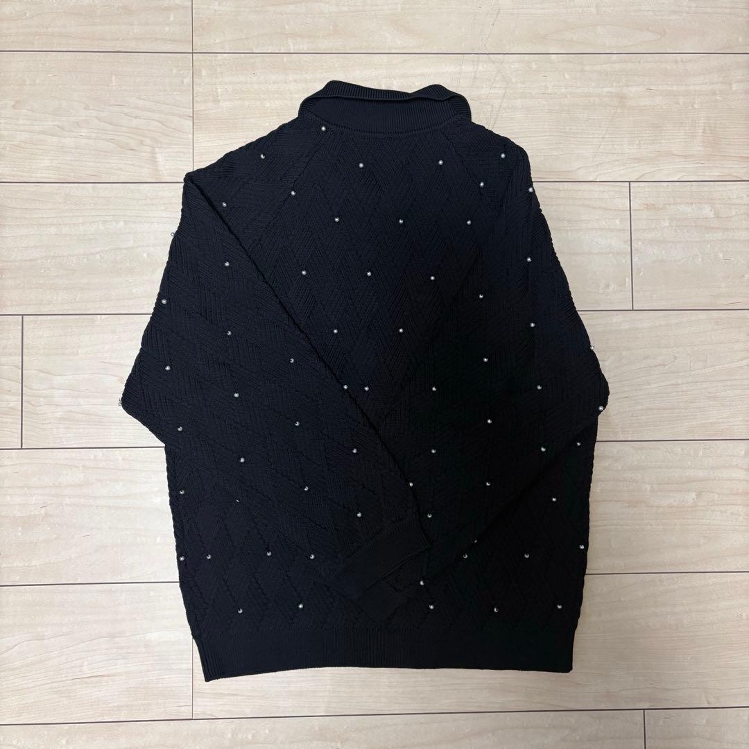 週末セール　Fake as flowers faf 24aw パールカーディガン