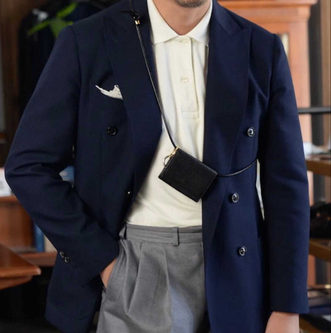 TRENTASETTE ショルダーウォレットキーリング付きストラップかなり美品