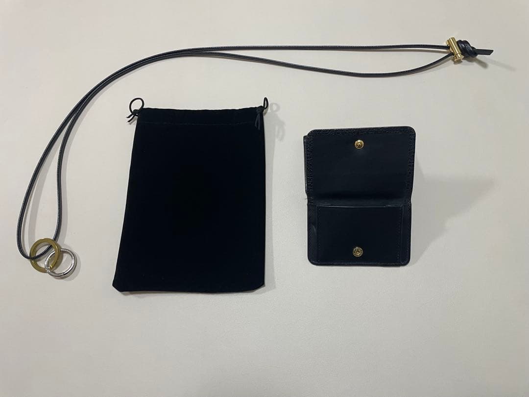 TRENTASETTE ショルダーウォレットキーリング付きストラップかなり美品