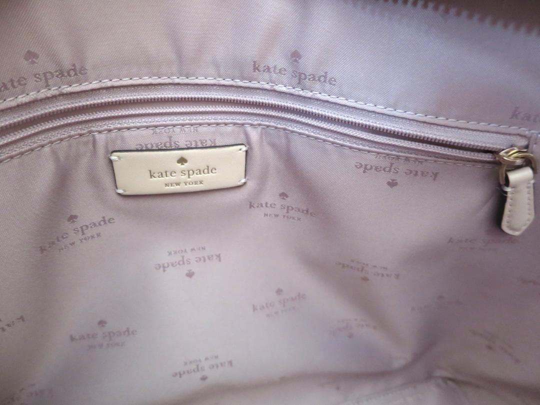 美品ケイトスペード　スペード フラワーコーテッド キャンバストート　ラージ肩掛け