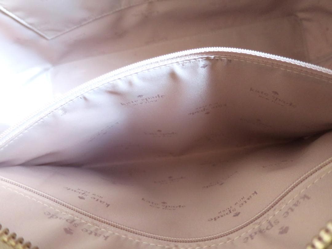 美品ケイトスペード　スペード フラワーコーテッド キャンバストート　ラージ肩掛け