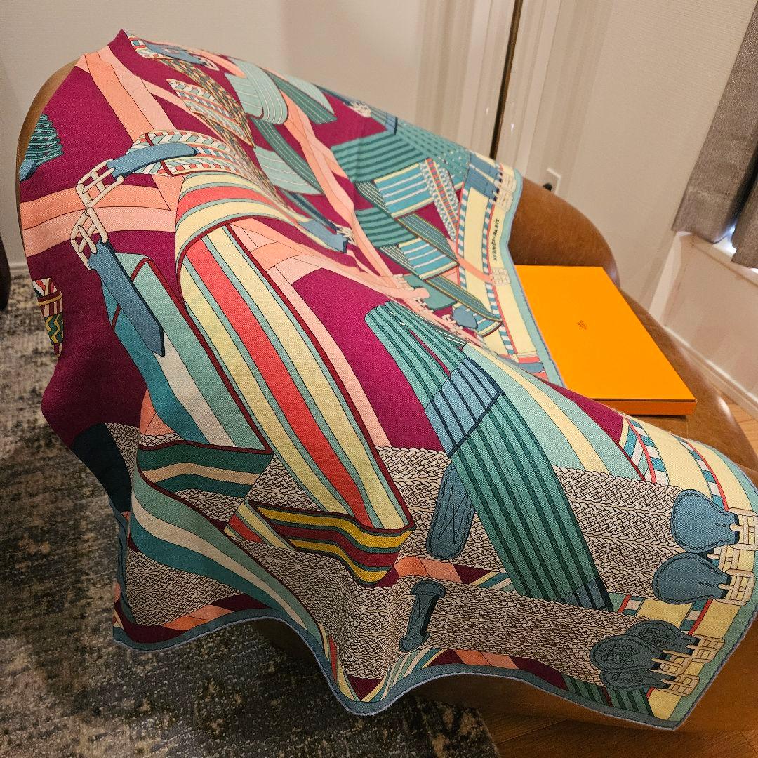 エルメス カレ 90 SANGLES EN 2017春夏 ZIGZAG スカーフ